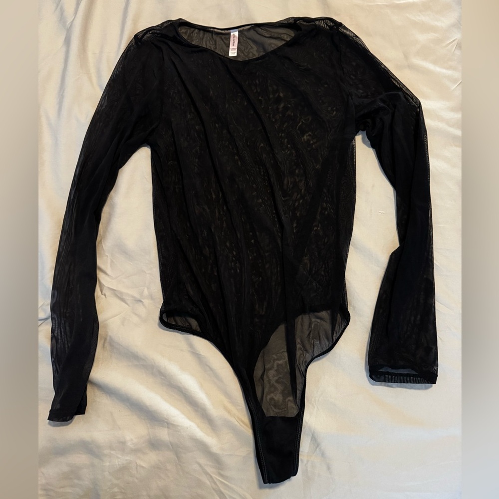 La Vie En Rose sheer bodysuit